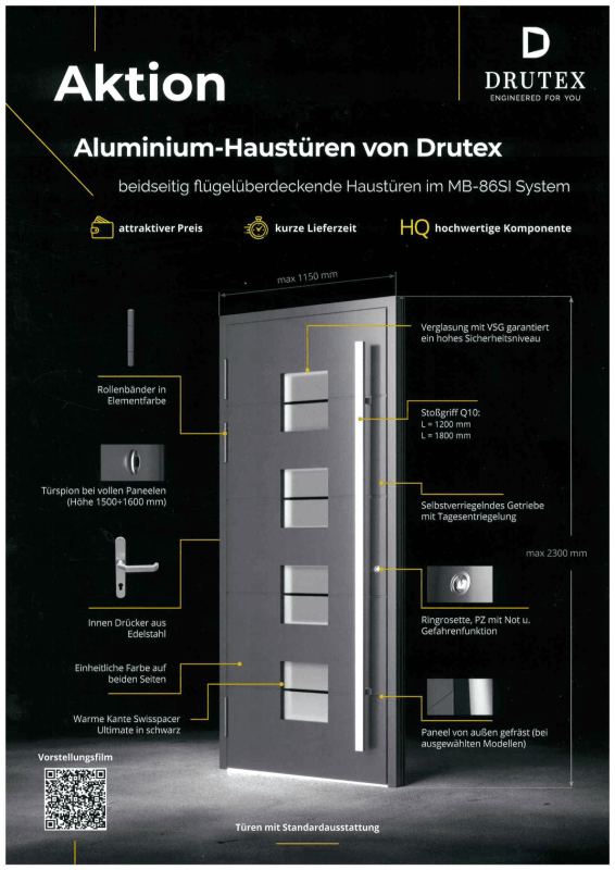 Haustür Aktionsflyer